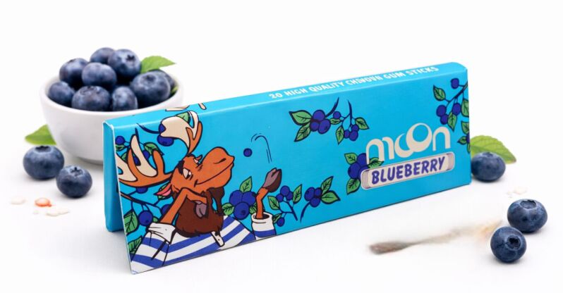 Cigaretové papírky Moon Blueberry